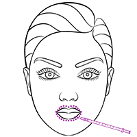 Dermal fillers icon