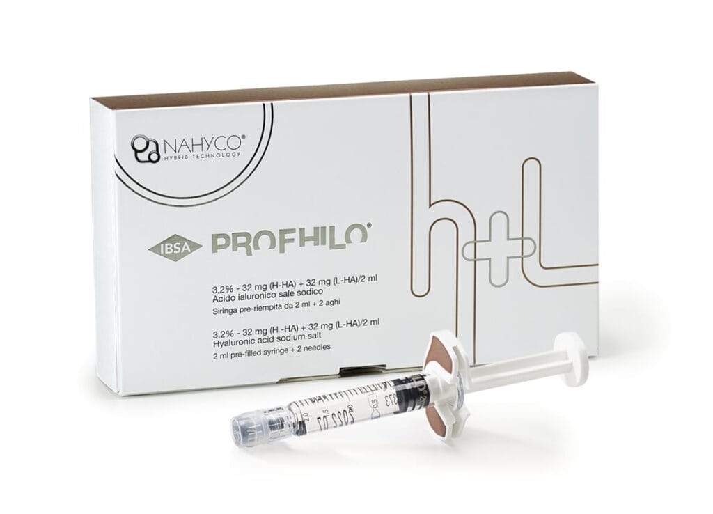 Profhilo by IBSA — the NAHYCO pre-filled syringe used for Profhilo injections in Dubai by Dr Azra Vaziri