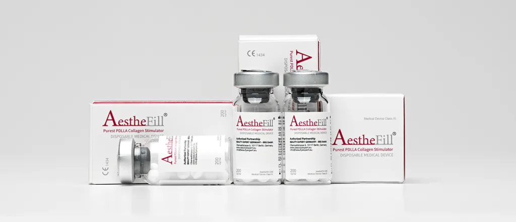محفّز الكولاجين AestheFill (PDLLA) الذي تستخدمه د. عذرا وزیری في دبي